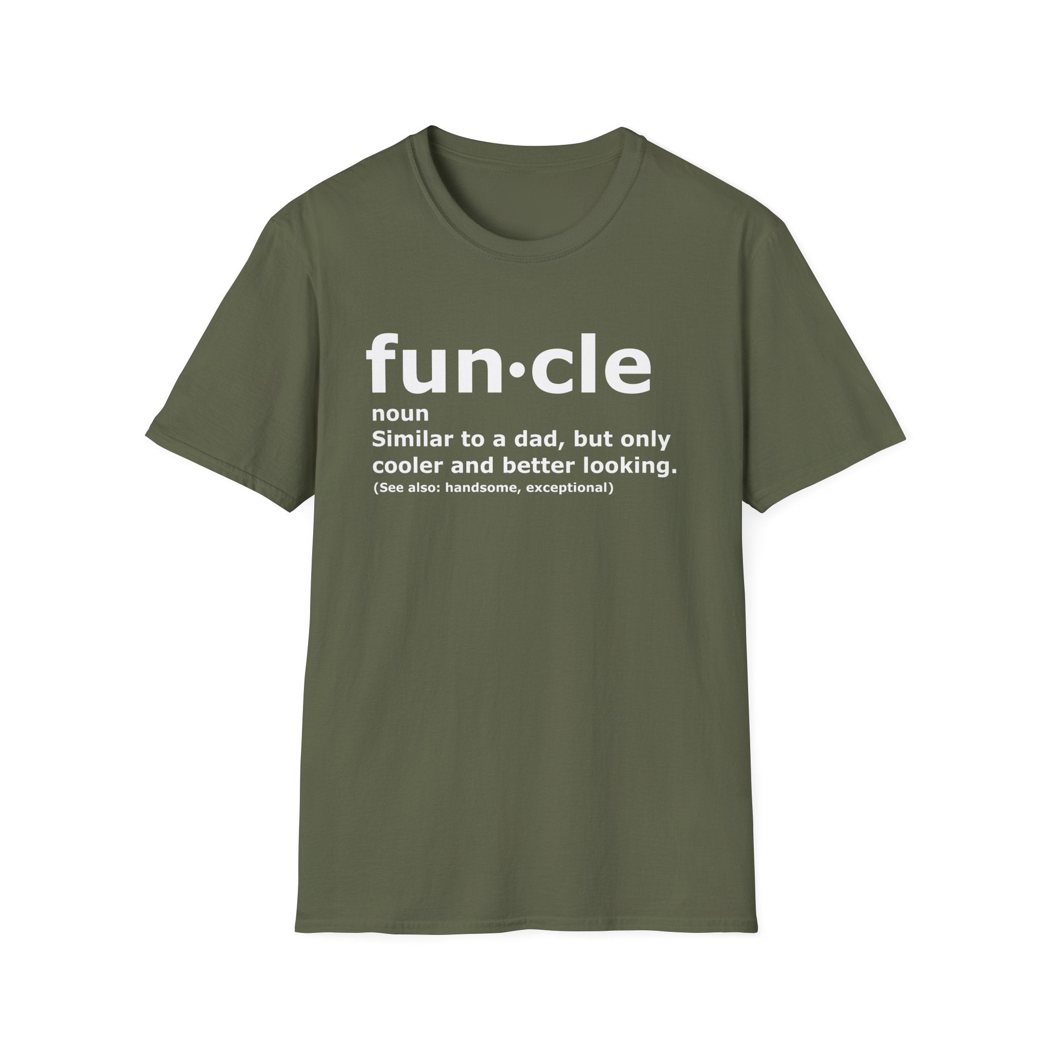 Fun·cle Definition T-Shirt — Funny 'Funcle' Gift for Uncles, Father's Day & New Dads